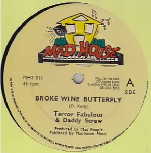 Broke Wine Butterfly