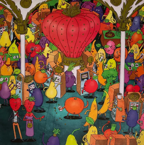 Jackpot Juicer (Limited Indie Edition) (Yellow W/ Red & Black Splatter Vinyl)
