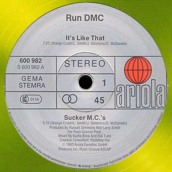 It's Like That / Sucker M.C.'s