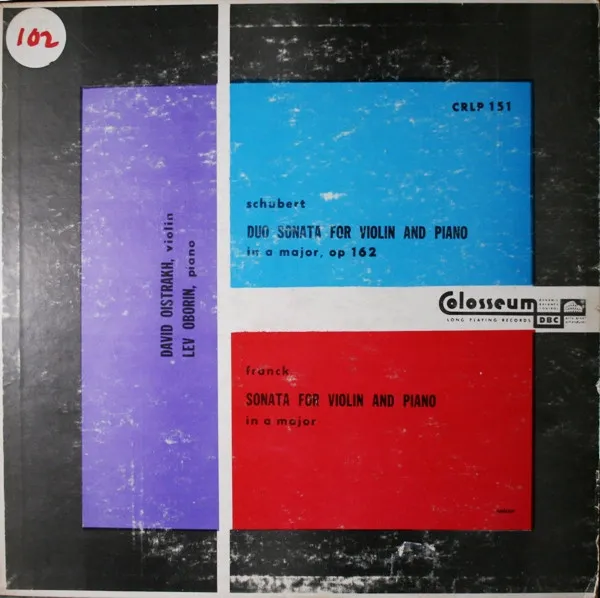 Duo Sonata For Violin And Piano In A Major, Op. 162 / Sonata For Violin And Piano In A Major