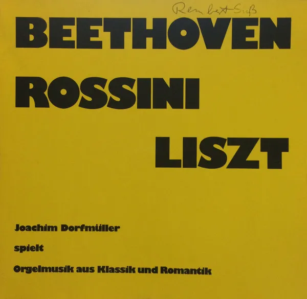Joachim Dorfmüller Spielt Orgelmusik Aus Klassik Und Romantik