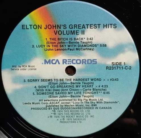 Greatest Hits (Volumes One And Two)