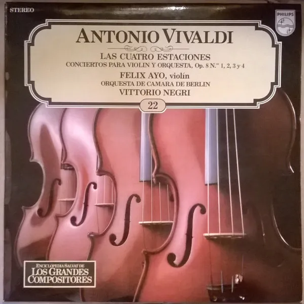 Las Cuatro Estaciones - Conciertos Para Violín Y Orquesta, Op. 8 No. 1, 2, 3 y 4