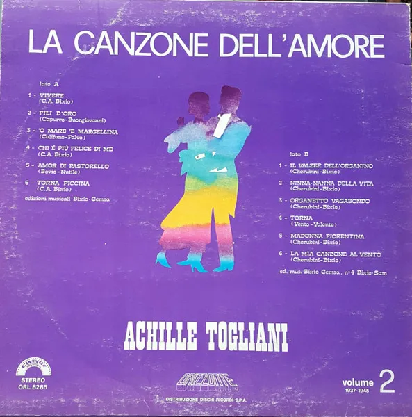 La Canzone Dell`Amore - Volume 2