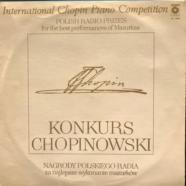 International Chopin Piano Competition: Polish Radio Prizes For The Best Performances Of Mazurkas