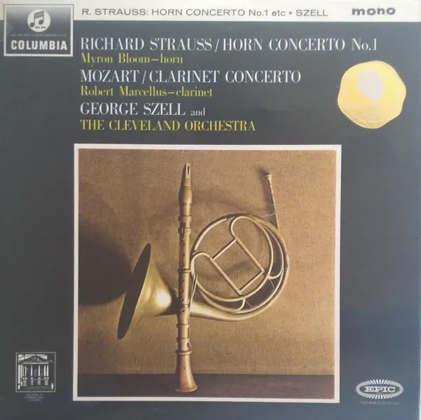 Concerto In A Major For Clarinet And Orchestra, K. 622 / Concerto No. 1 In E-Flat Major For Horn And Orchestra, Op. 11