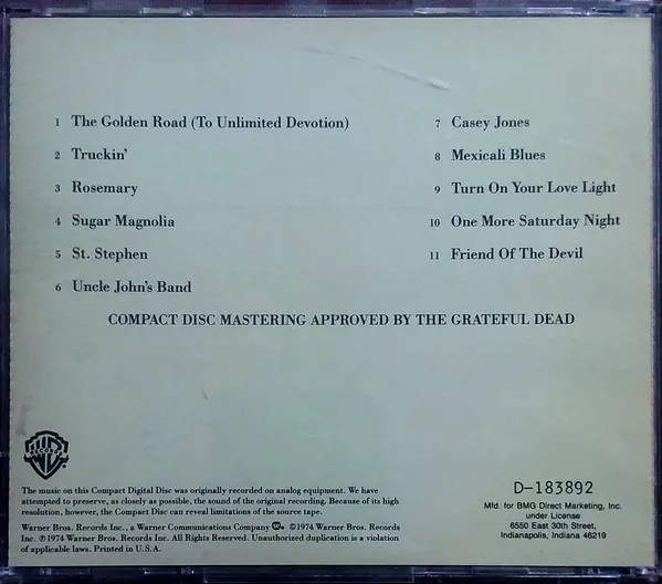 The Best Of Grateful Dead: Skeletons From The Closet