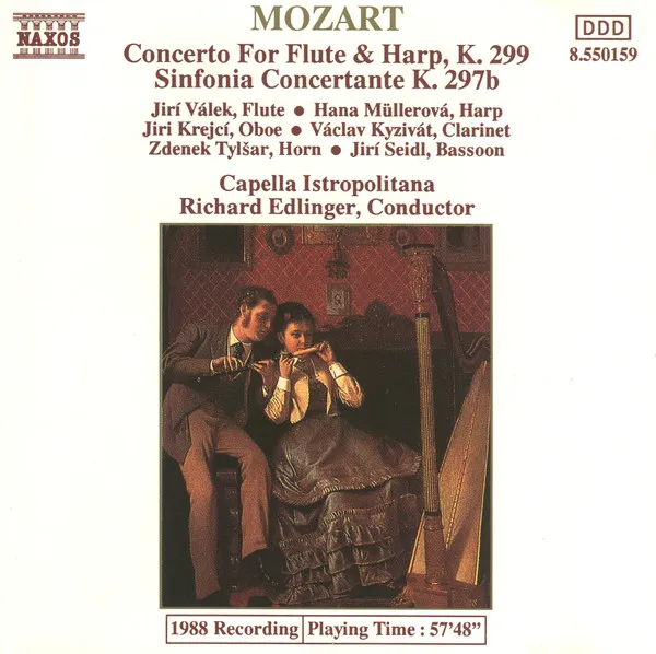Concerto For Flute & Harp, Sinfonia Concertante