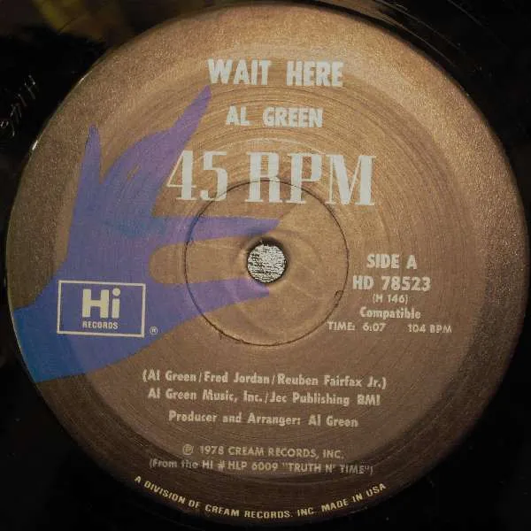 Wait Here / To Sir With Love