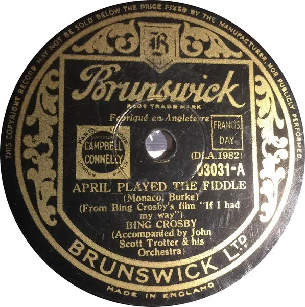 April Played The Fiddle / I Haven't Time To Be A Millionaire