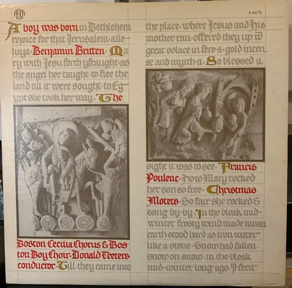 A Boy Was Born, Op 3, Motets Of The Season Of Christmas