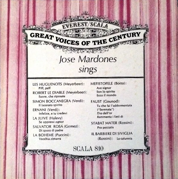 Jose Mardones Sings