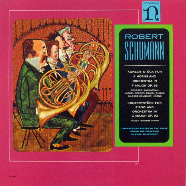Konzertstück For 4 Horns And Orchestra In F Major, Op. 86 / Konzertstück For Piano And Orchestra In G Major, Op. 92