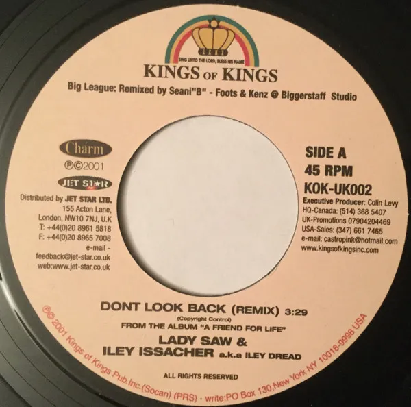 Dont Look Back (Remix) / Being With You