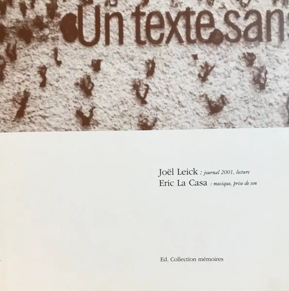 Un Texte Sans Cesse