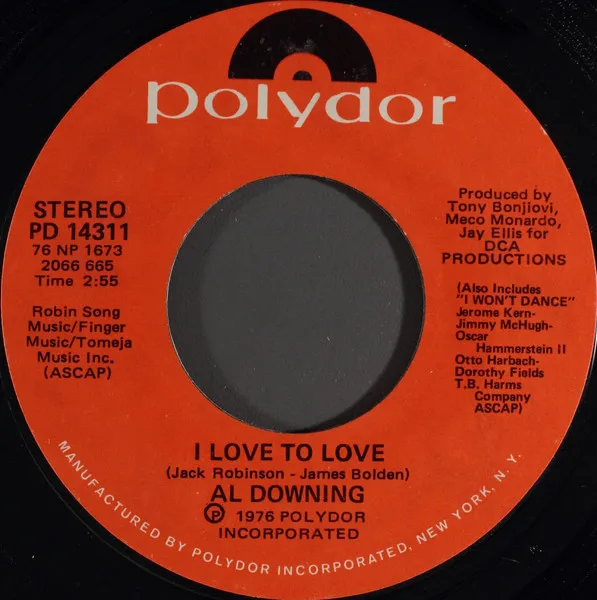 I Love To Love / I'm Just Nobody