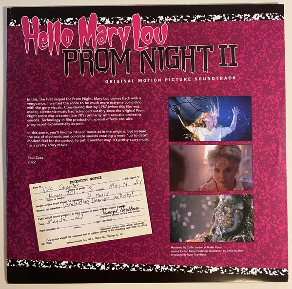 Hello Mary Lou: Prom Night II (Original Motion Picture Soundtrack)