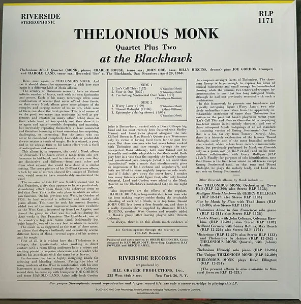 At The Blackhawk 1960 (180g) (Limited Edition)
