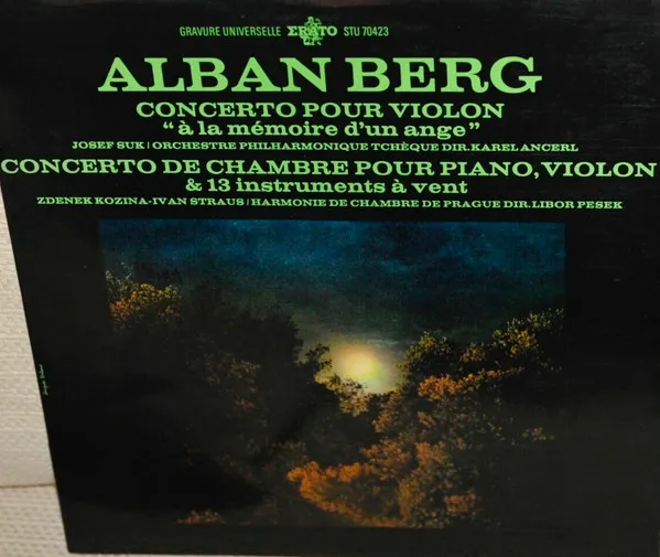 Concerto Pour Violon "A La Mémoire D'Un Ange "- Concerto De Chambre Pour Piano , Violon &  13 Instruments à Vent