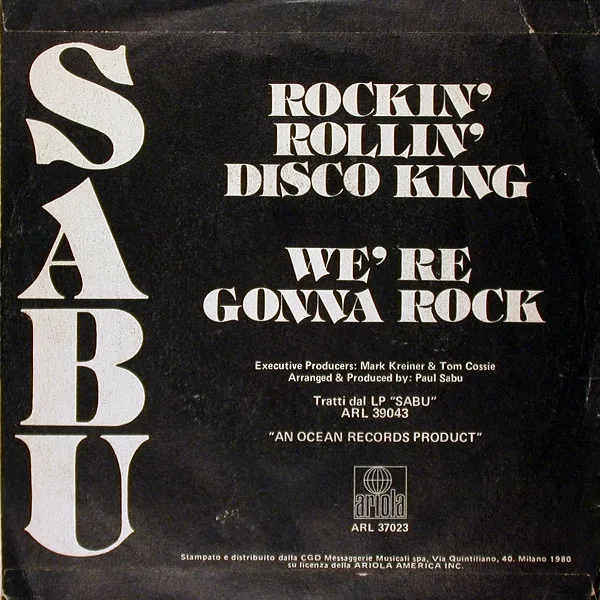 Rockin' Rollin' Disco King / We're Gonna Rock