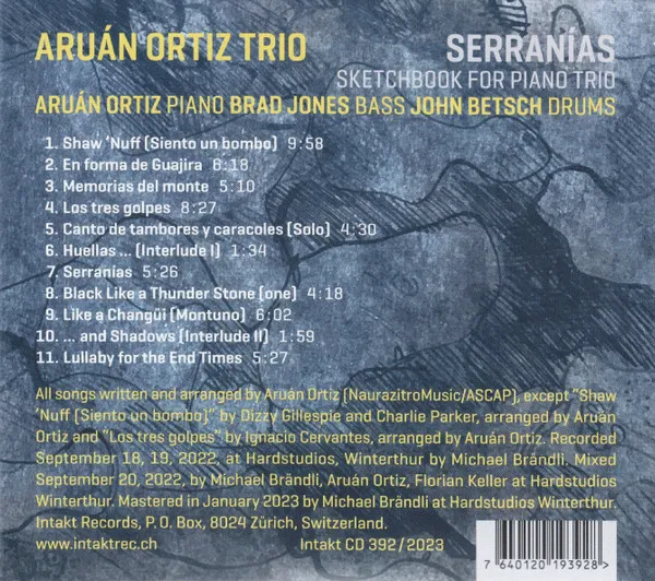 Serranias - Sketchbook For Piano Trio