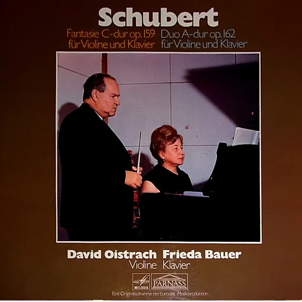 Fantasie C-Dur Op. 159 Für Violine Und Klavier, Duo A-Dur Op.162 Für Violine Und Klavier
