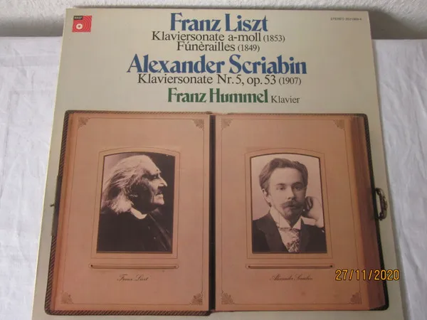 Klaviersonate a-moll (1853) / Fúnèrailles (1849) / Klaviersonate Nr. 5, Op. 53 (1907)