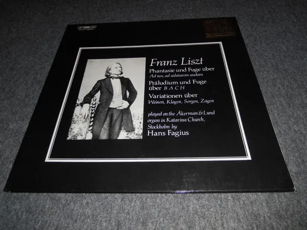 Hans Fagius Plays Organ Works By Liszt: "Ad Nos...", "BACH", "Weinen, Klagen, Sorgen, Zagen"