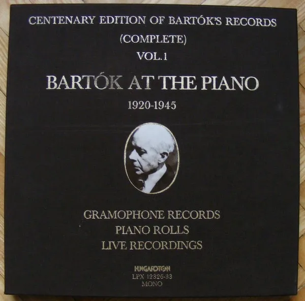 Bartók At The Piano 1920-1945, Gramophone Records, Piano Rolls, Live Recordings