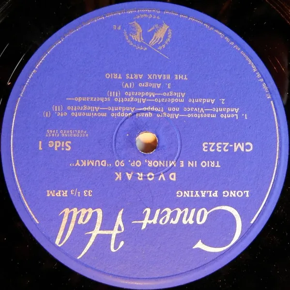 Trio In E-Moll "Dumky" / Trio Nr. 1 In D-Moll Op. 49