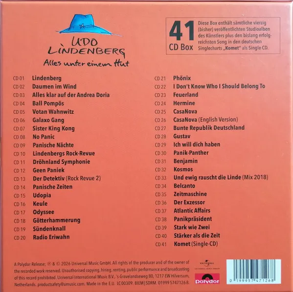 Alles unter einem Hut (41CD-Box)