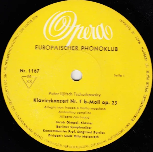 Klavierkonzert Nr. 1 B-Moll Op. 23 / Serenade Für Streichorchester Op. 48
