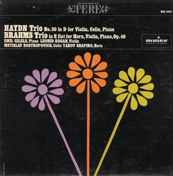 Trio No.30 in D for Violin, Cello Piano / Trio In E Flat For Horn, Violin, Piano, Op.40
