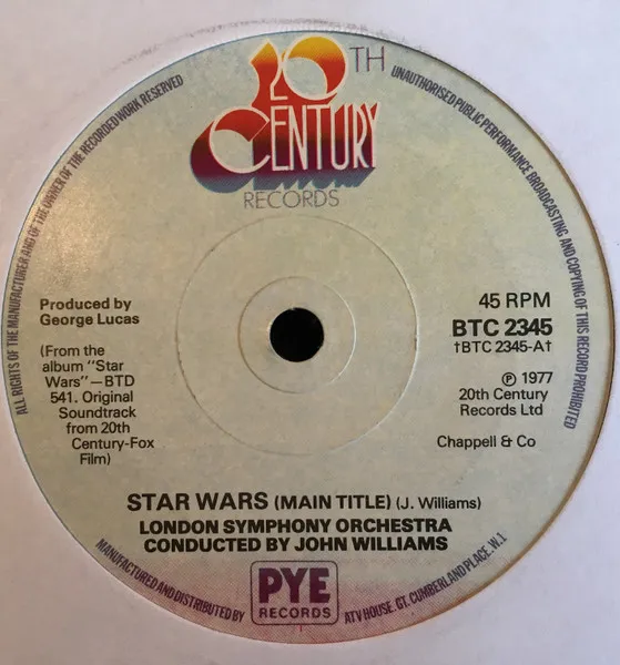 Star Wars (Main Title) / Cantina Band