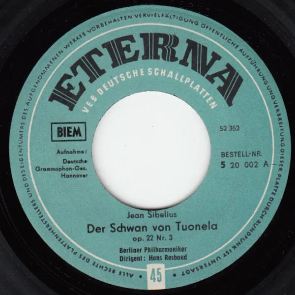 Der Schwan Von Tuonela / Bolero (Festivo)