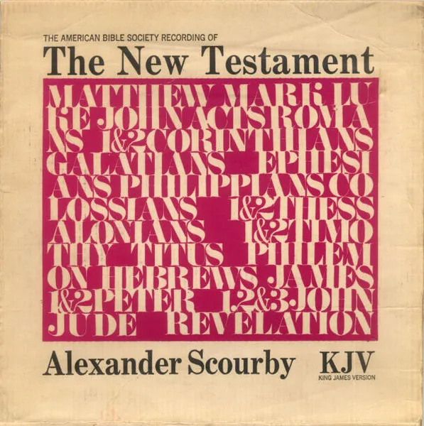 The American Bible Society Recording Of The New Testament (The Talking Bible - King James Version)