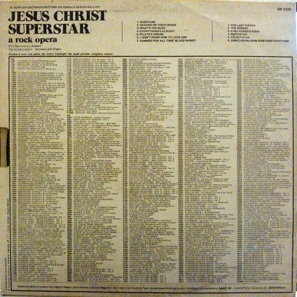 Jesus Christ Superstar -  A Rock Opera