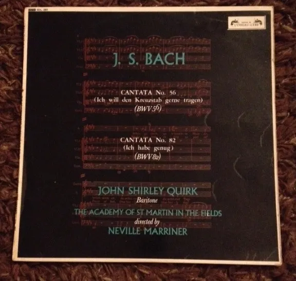 Cantata No. 56 (Ich Will Den Kreuzstab Gerne Tragen) (BWV 56), Cantata No. 82 (Ich Habe Genug) (BWV 82)