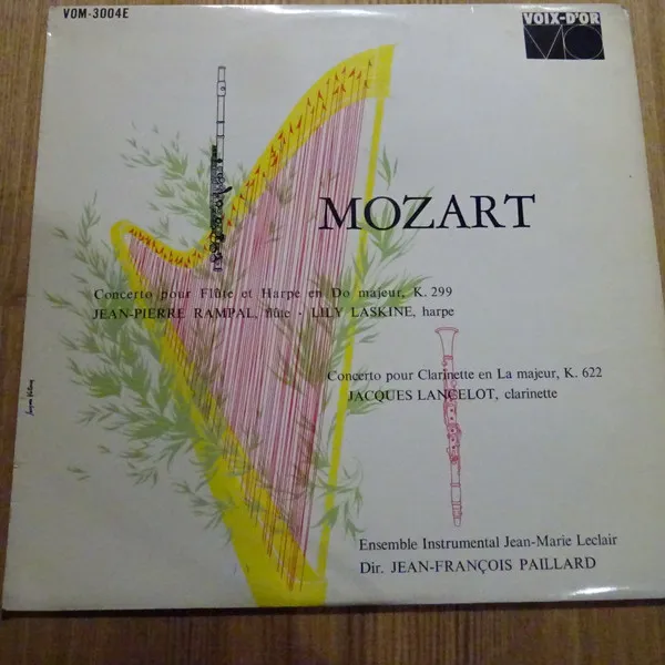 Concerto Pour Flute Et Harpe En Do Majeur K.299