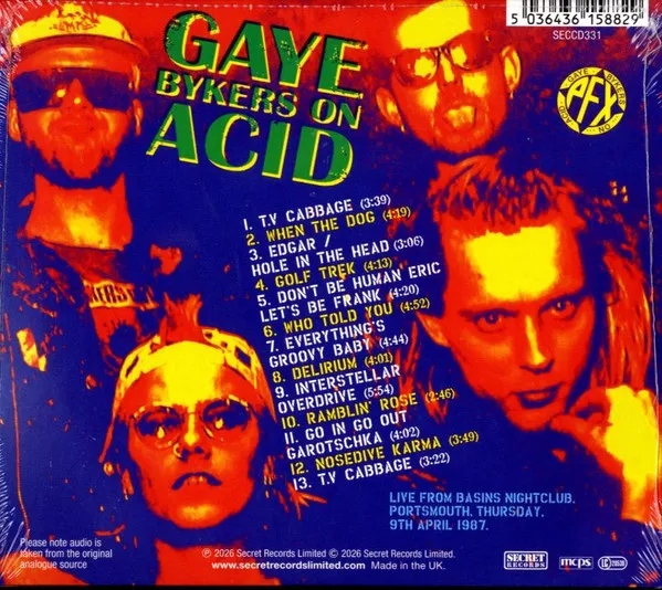 Live At the Basins Nightclub 1987