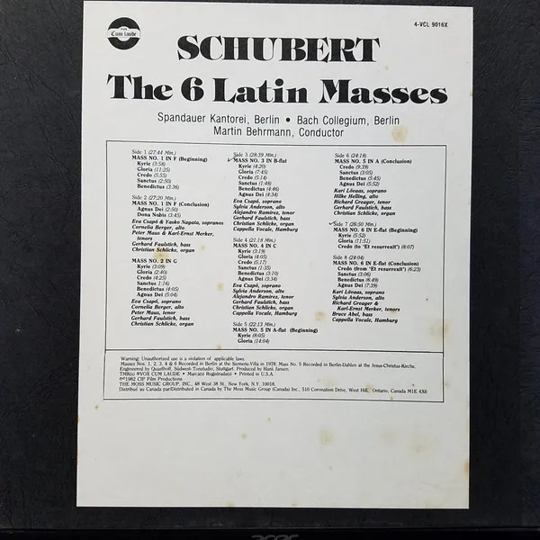 The 6 Latin Masses