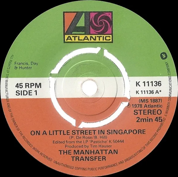 On A Little Street In Singapore