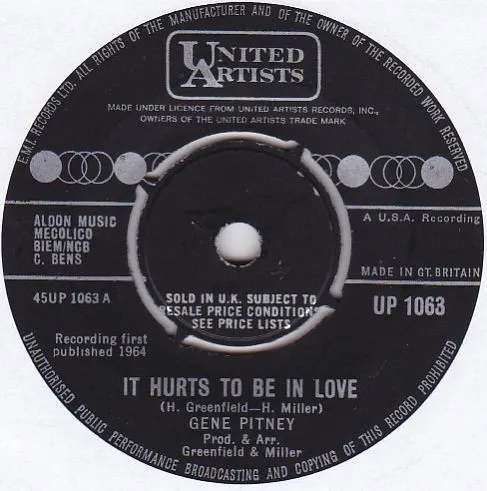 It Hurts To Be In Love