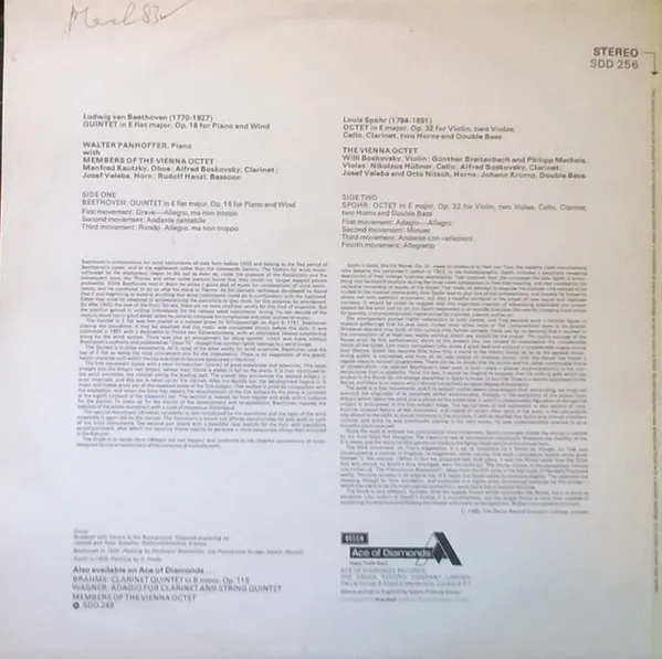 Quintet For Piano And Wind, Op. 16 / Octet, Op. 32