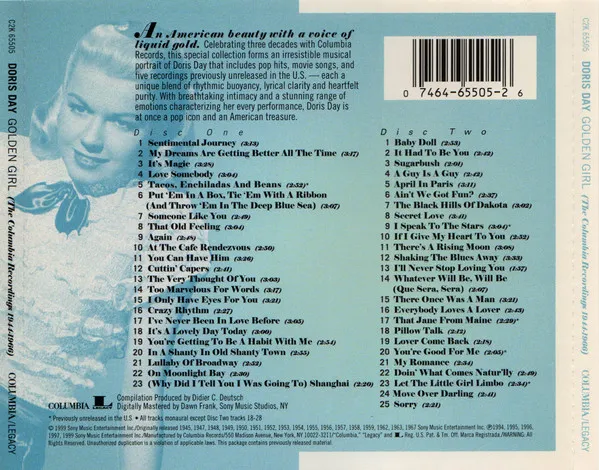 Golden Girl (The Columbia Recordings 1944-1966)
