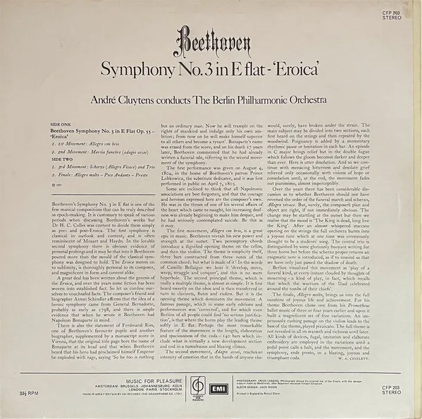 Symphony No.3 In E Flat ("Eroica")