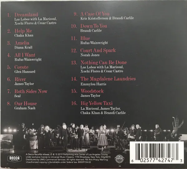 Joni 75: a Joni Mitchell Birthday Celebration