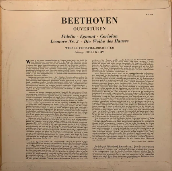 Ouvertüren: Fidelio / Egmont / Coriolan / Leonore Nr. 3 / Die Weihe Des Hauses