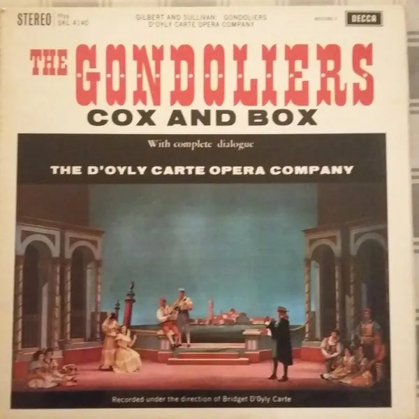 The Gondoliers, Cox and Box (Record 3)