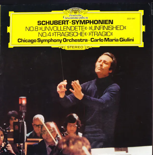 Symphonien No.8 »Unvollendete« = »Unfinisched« / No.4 »Tragische« = »Tragic«